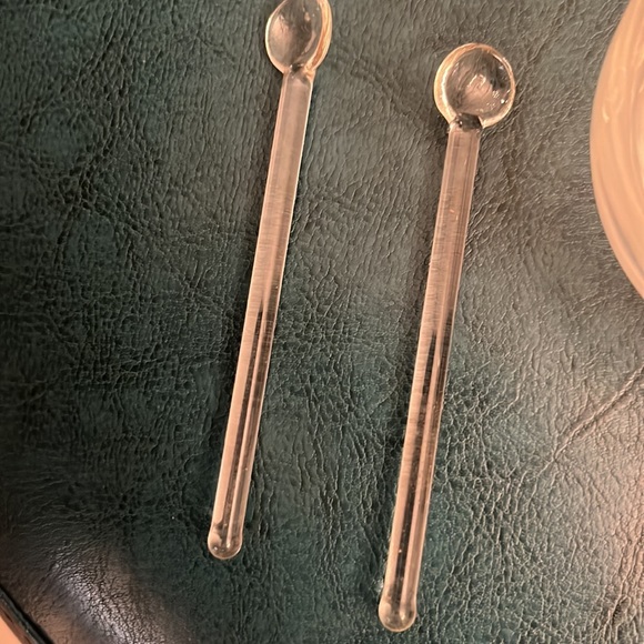 🎉HP🎉Vintage Jam Set Glass & Wood - Picture 5 of 8